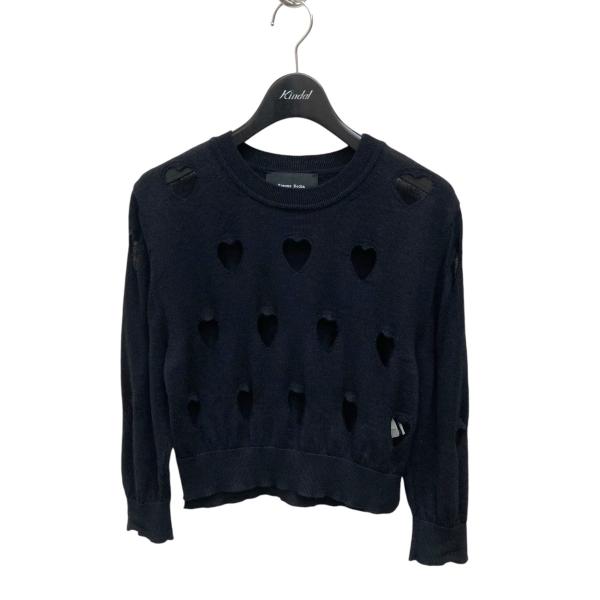 シモーネロシャ Simone Rocha ハートカットアウトニット 長袖  