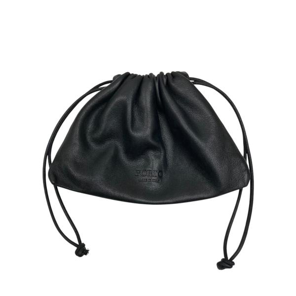 PORTO the pouch バッグ 巾着ポーチ ブラック (EC) : カインドオル