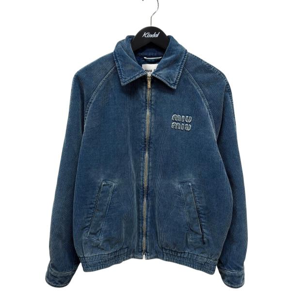 miu miu（ミュウミュウ） 【値下げ】MIU MIU Washed corduroy blouson