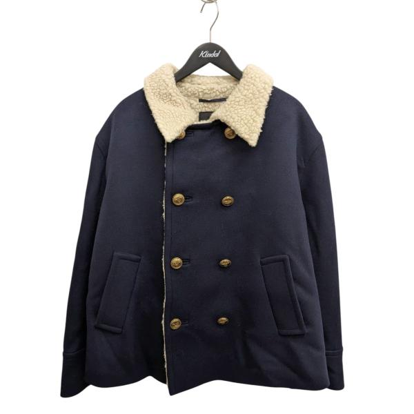 PRADA（プラダ） ボアピーコート SGC026 ネイビー サイズ：52