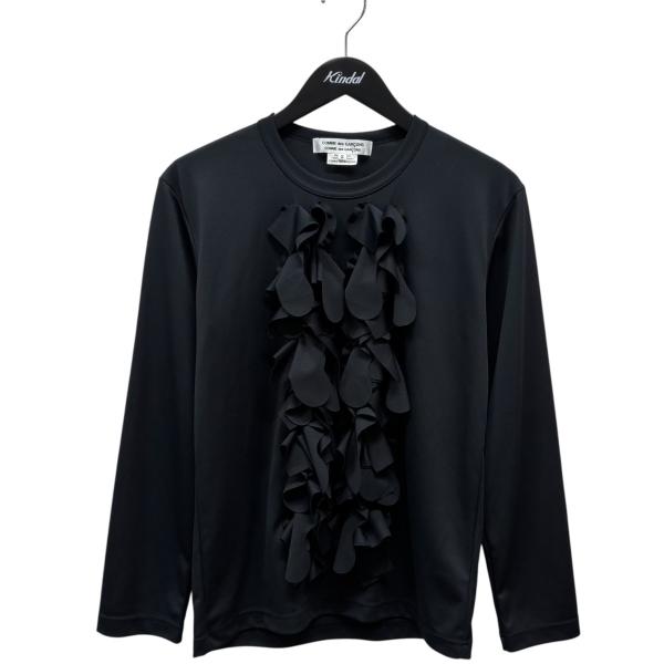 COMME des GARCONS コムデギャルソン Black Ruffle T-Shirt 長袖  