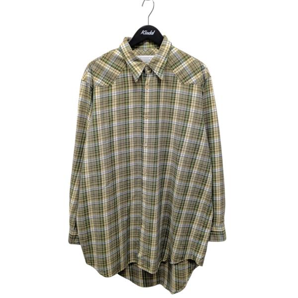 Maison Margiela（メゾンマルジェラ） チェック 長袖シャツ S30D0379