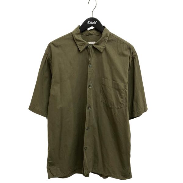COMOLI（コモリ） 半袖シャツ T01-02012 オリーブ サイズ：3
