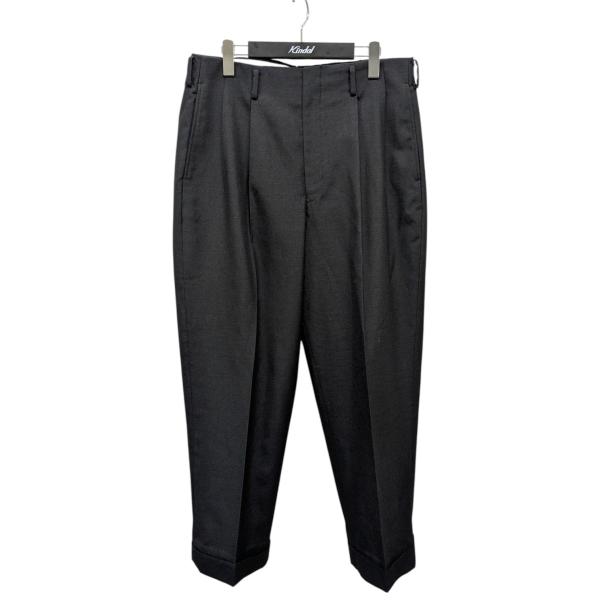 アプレッセ A．PRESSE Wool Gabardine Trousers スラックス 25SAP-04