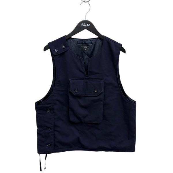 ENGINEERED GARMENTS ダブルフロントベスト　ネイビー　XL Engineered Garments（エンジニアド ガーメンツ） カバーベスト ベスト