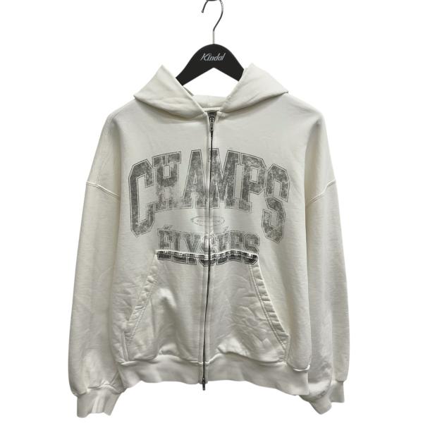 専用　BALENCIAGA ホワイト パーカー S BALENCIAGA（バレンシアガ） ジップパーカー JP57 2024 00612 ホワイト