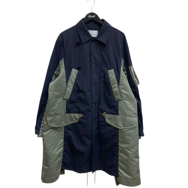 sacai フード付きネイビー・オリーブジャンパー サイズ3 SACAI＜サカイ＞ コンビネーション オックスフォードブルゾン（2264055