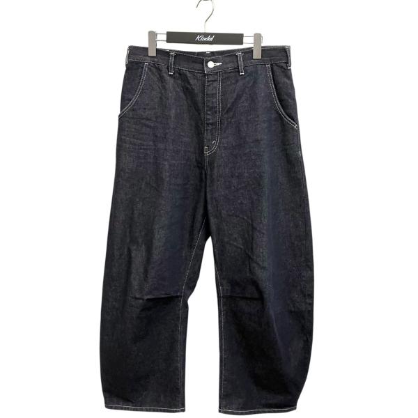 コムデギャルソンオム デニム パンツ ダーク　インディゴ M 日本製 COMME des GARCONS HOMME コムデギャルソンオム 26SS 綿デニムパンツ