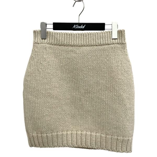 Auralee ミニスカート AURALEE（オーラリー） AURALEE WOOL CASHMERE FELTED KNIT SKIRT