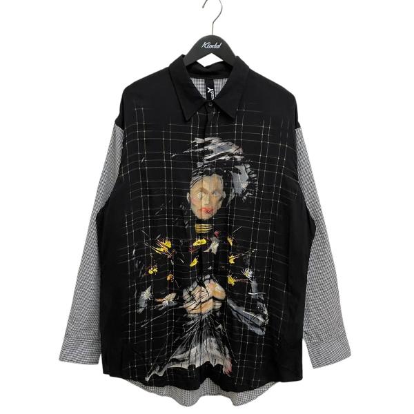 グラウンドワイ GROUND Y ×Yasuto Sasada Classic Shirt doll 長袖シャツ GQ-B05-806 ブラック サイ