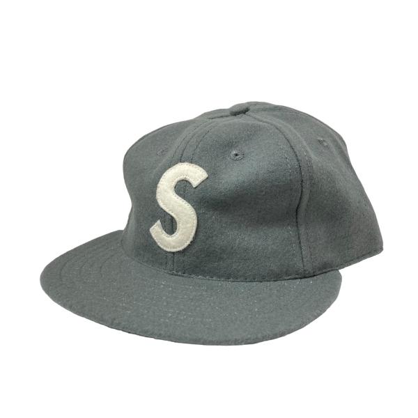 シュプリーム SUPREME Ebbets S Logo Fitted 6-Panel Cap グレ...