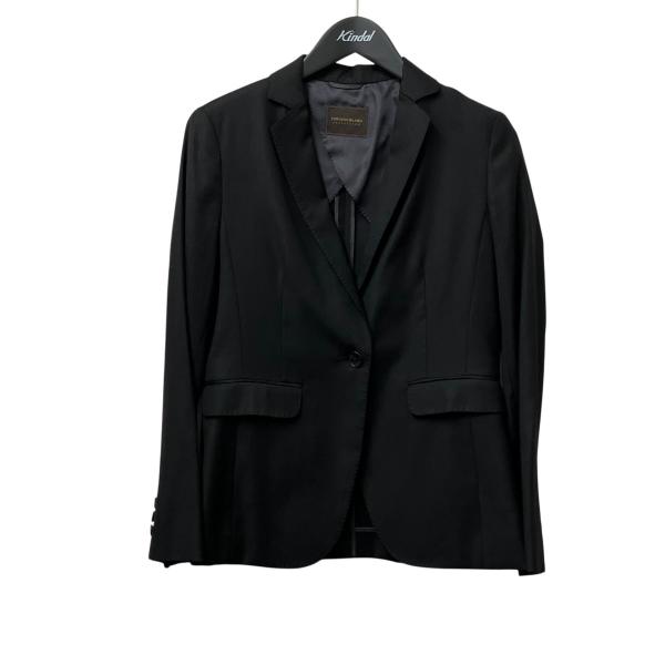 TOMORROWLAND collection ジャケット　美品 セール】 ベッチンシャンブレー ノッチドカラージャケット