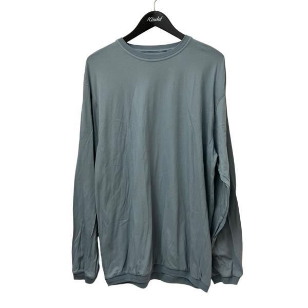 オーベルジュ AUBERGE 長袖Tシャツ ブルー サイズ：44 : カインドオル