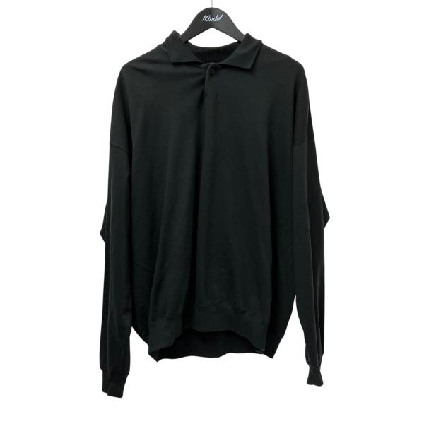 【人気商品】auralee A24AP02MS サイズ5 AURALEE（オーラリー） スウェット A24AP02MS ブラック サイズ：5