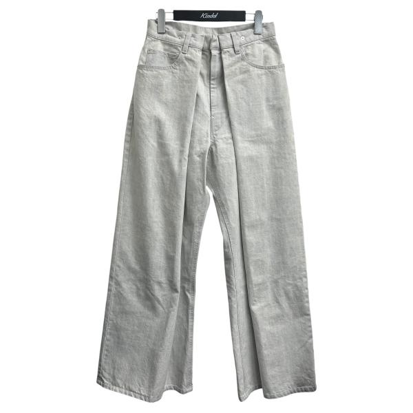 ノマット Nomat 25AW White Bleach Tucked Denim Jeans パンツ N-P-05