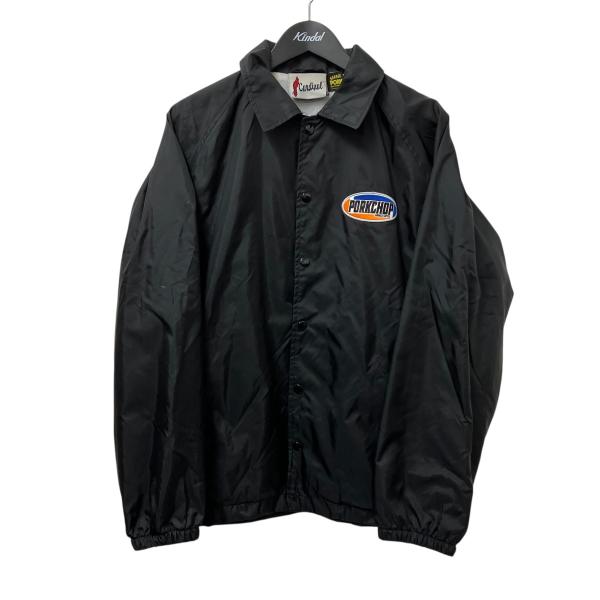 ポークチョップ PORKCHOP×CARDINAL コーチジャケット ブラック サイズ