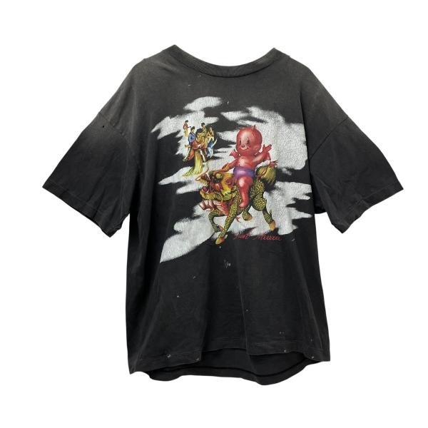 値下げ】SAINT MICHAEL DAMAGED Tシャツ SM-HR8-0000-017 ブラック