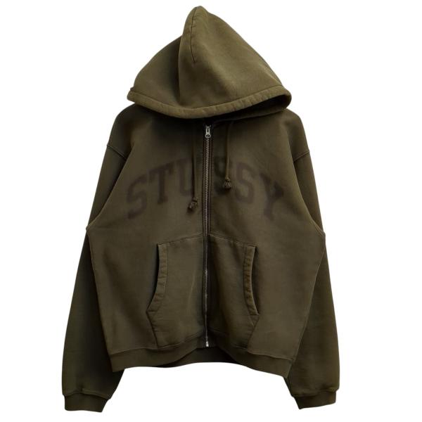 STUSSY（ステューシー） stussy ZIP HOODIE FADED GRAPHIC ジップ