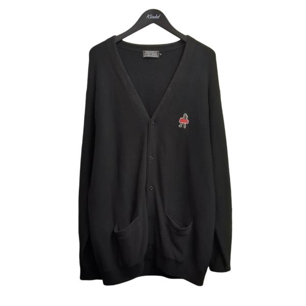 【超美品】ヒステリックグラマー　カーディガン　黒　XL HYSTERIC GLAMOUR（ヒステリックグラマー） カーディガン ブラック
