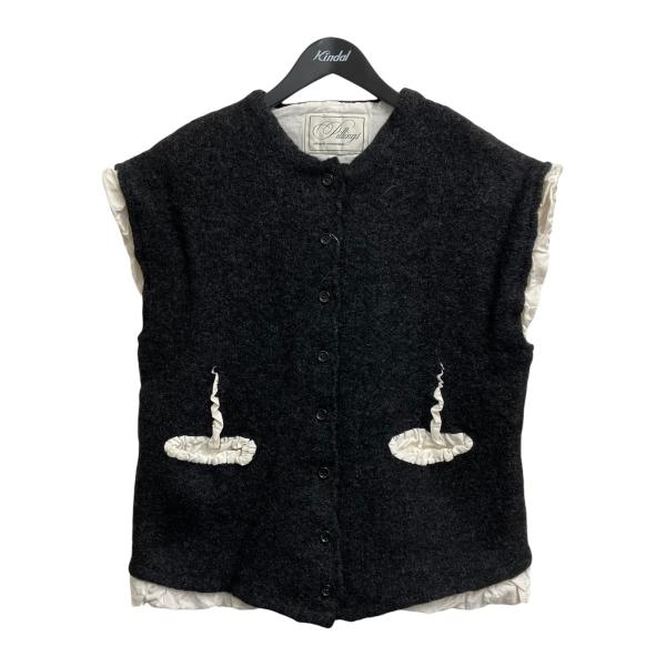 pillings ニットベスト ピリングス pillings ニットベスト 4210400007 ブラック サイズ：F