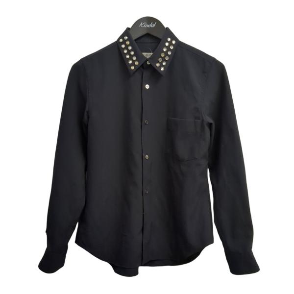 コムデギャルソン　ブラウス コムデギャルソン定番 ブラウス-丸襟シャツ・ポリエステル素材