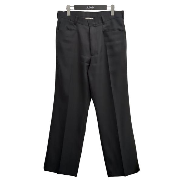 スーツ OVY W polyester pants オヴィー OVY スラックス 074 ブラック サイズ：XL : カインドオル