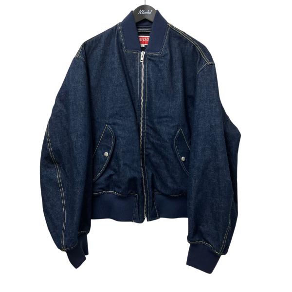 KENZO デニムジャケット Lサイズ ブルー Kenzo ノーカラー デニムジャケット | ブルー | FARFETCH JP