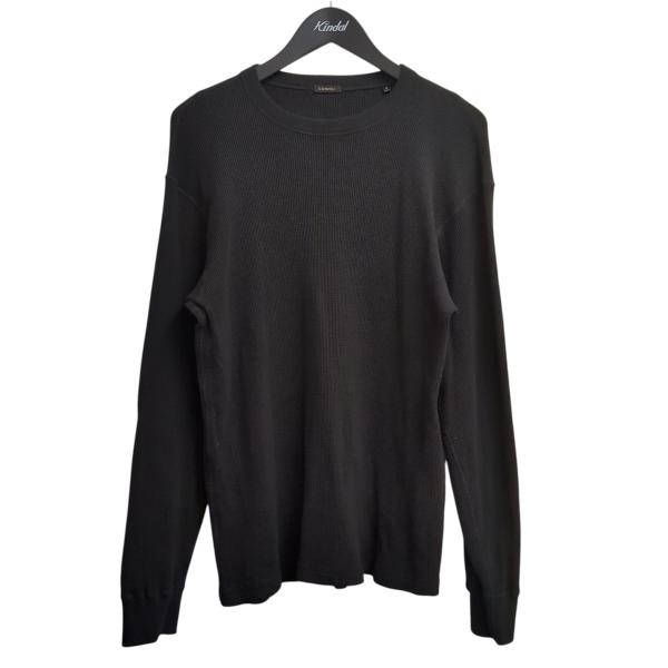 COMOLI（コモリ） COMOLI 25AW サーマルカットソー C03-05018 ブラック