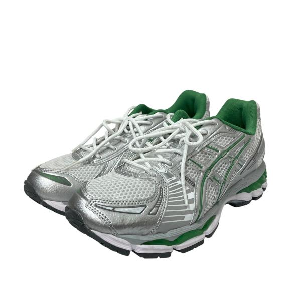 アシックス asics スニーカー 1203A759-100 シルバー×グリーン サイズ：26cm