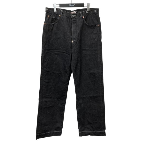 NICENESS ナイスネス デニムパンツ NN-1703T15 ブラック サイズ：M