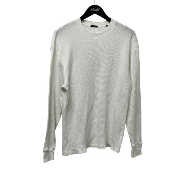 COMOLI（コモリ） コットンワッフル 長袖Tシャツ サーマルカットソー