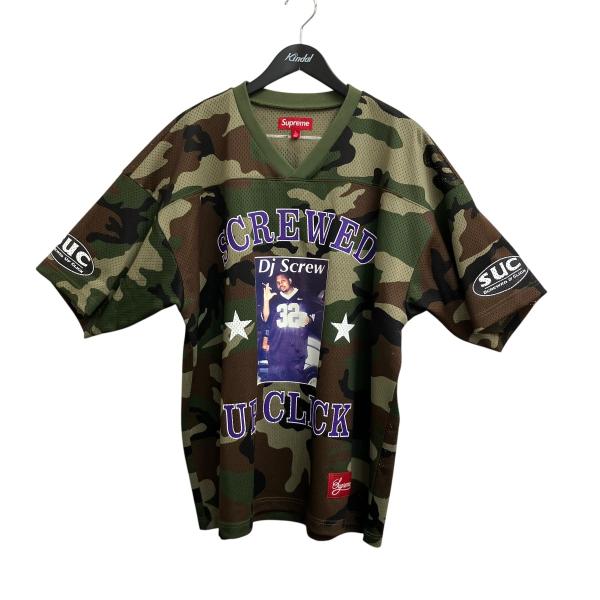 ⭕シュプリーム DJ Screw フットボールジャージ黒 希少サイズXXL Supreme（シュプリーム） Supreme 26SS DJ Screw Football Jersey