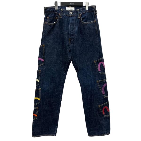 値下げ】EVISU メニポケットデニム インディゴ サイズ：34 (堅田店 