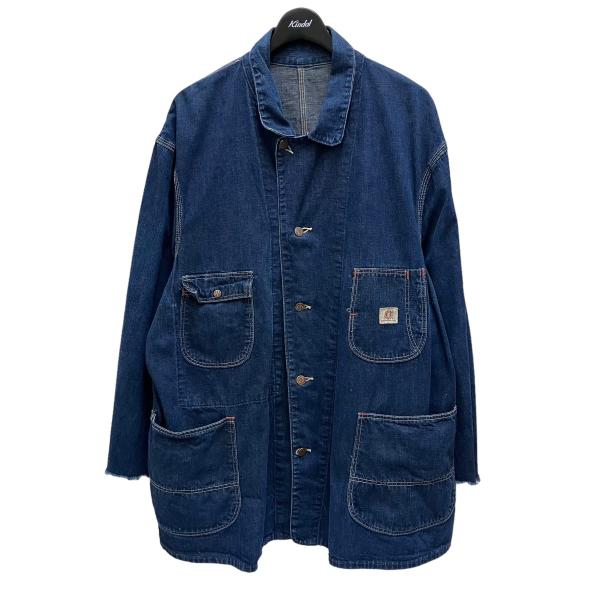 Vintage 60s Sears デニムカバーオール　最終価格 1960s SEARS 裏ブランケット付きデニムカバーオール 表記42 - 古着屋