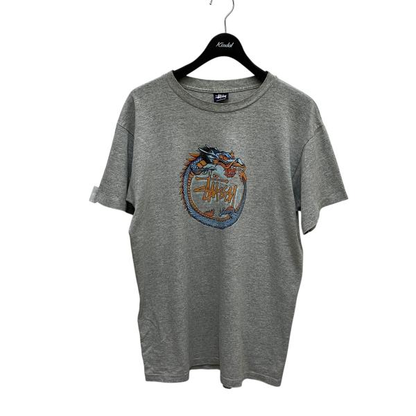 オールド ステューシー Old stussy USA製 90S Tシャツ グレー オールド ステューシー Old stussy USA製 90S Tシャツ グレー