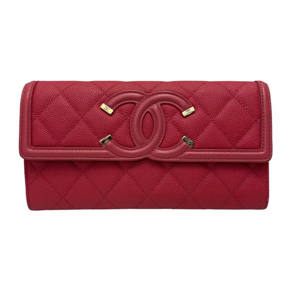 CHANEL（シャネル） 【値下げ】CHANEL 長財布 ショッキングピンク