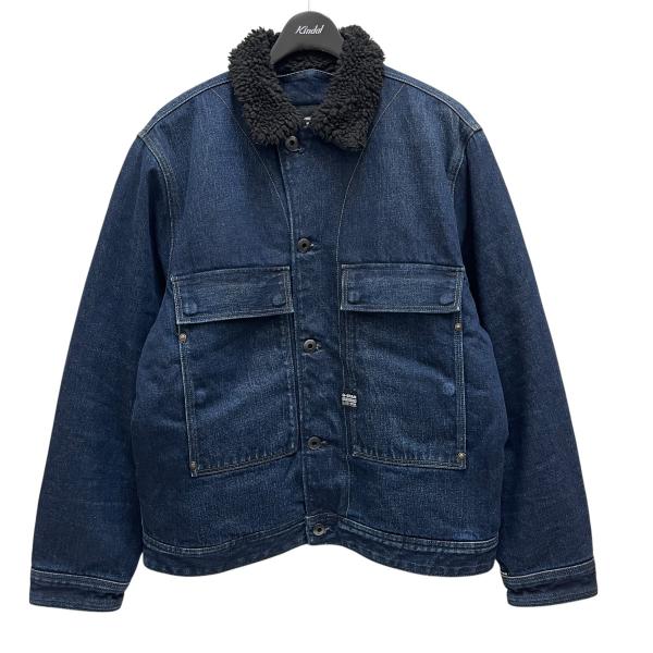 美品★G-STAR RAW ジースターロウ ボア コート　コーディロイ　ロゴ金具 美品☆G-STAR RAW ジースターロウ ボア コート コーディロイ ロゴ金具