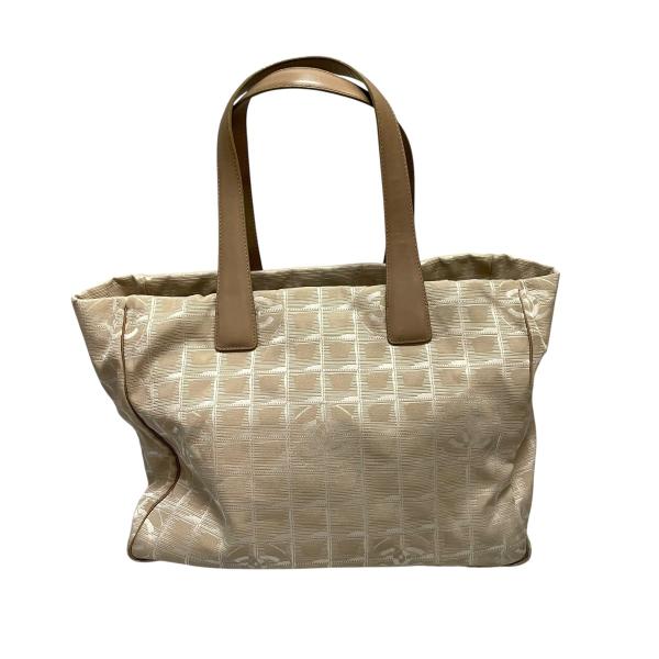 シャネル　ニュートラベルライン　トートバッグ　トップハンドル　ベージュ CHANEL（シャネル） ニュートラベルライン トートバッグ ベージュ