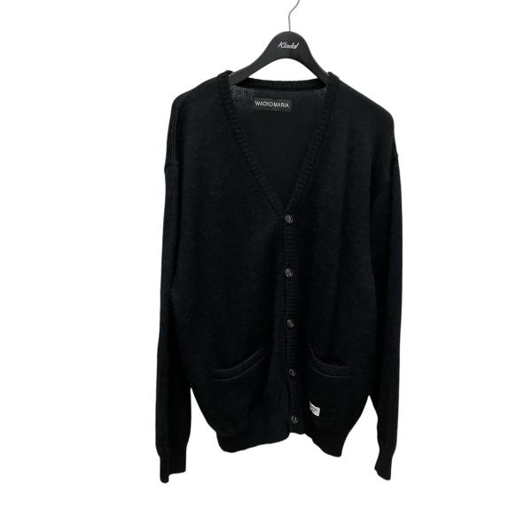 WACKO MARIA ワコマリア モヘア混カーディガン ブラック サイズ：XL