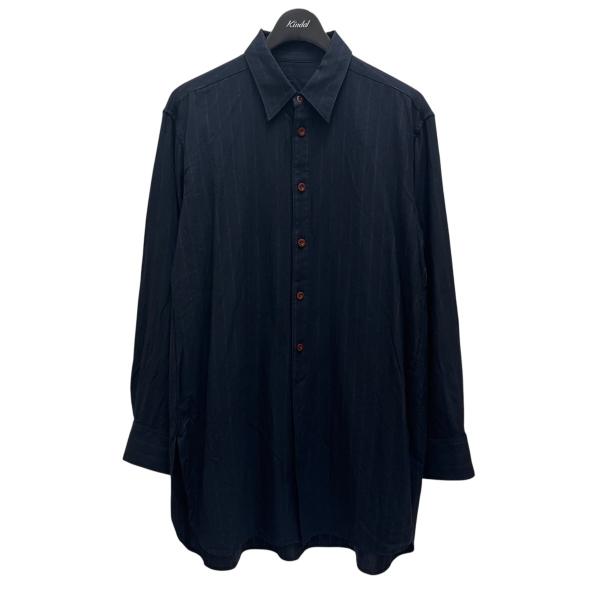 イレニサ IRENISA ストライプ レギュラーカラーシャツ IH-23FW-B023