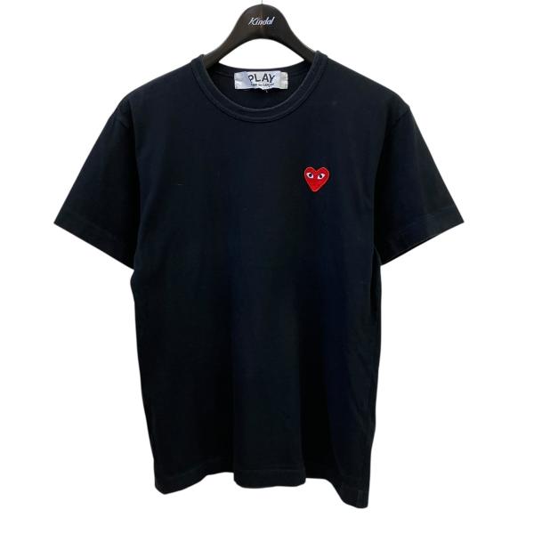 コムデギャルソン　 Tシャツ M ブラック　2回着用のみ PLAY COMME des GARCONS プレイコムデギャルソン 半袖Tシャツ AZ-T108