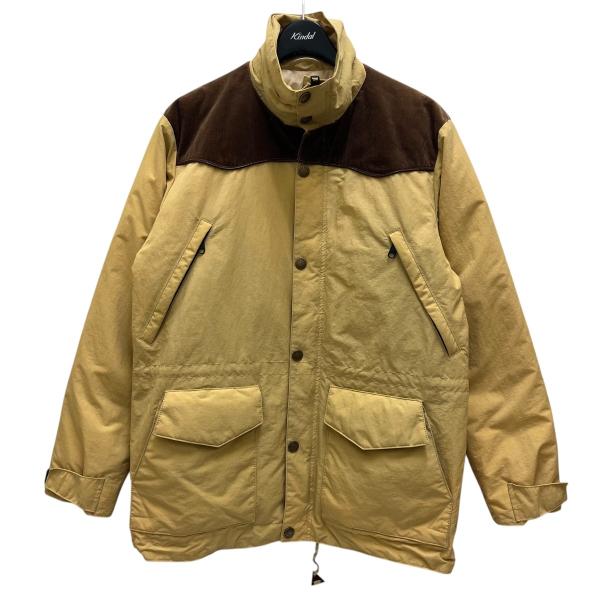 FAT レザーダウンジャケット　グリーン SKINNY FAT エフエイティー ダウンジャケット マスタード サイズ：SKINNY