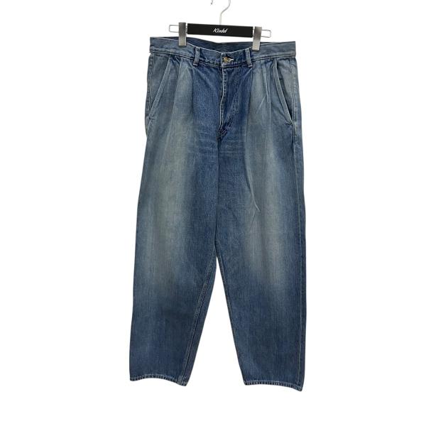 グラフペーパー Graphpaper デニムパンツ GU253-40060LB インディゴ