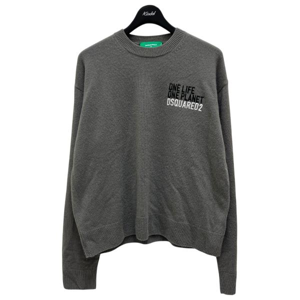 DSQUARED2（ディースクエアード） カシミヤクルーネックニット 