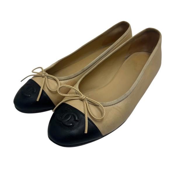CHANEL（シャネル） フラットシューズ ベージュ サイズ：35