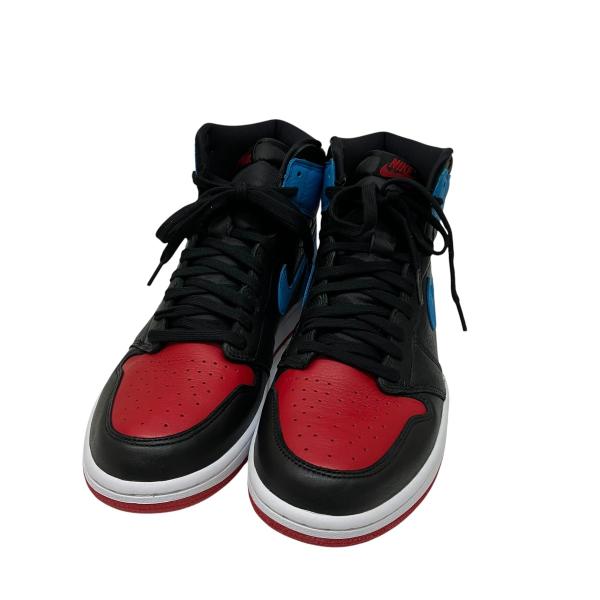 ナイキ NIKE JORDAN1 ハイカットスニーカー CD0461-046 ブルー サイズ：28.5cm