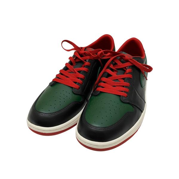 ナイキ NIKE AIR JORDAN 1 LOW スニーカー CZ0775-036 グリーン×ブラック サイズ：29cm