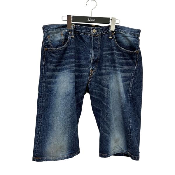 EVIS ショーツ　38 デニム　インディゴ エヴィス EVISU SIOTANI BROTHERS デニムショートパンツ インディゴ