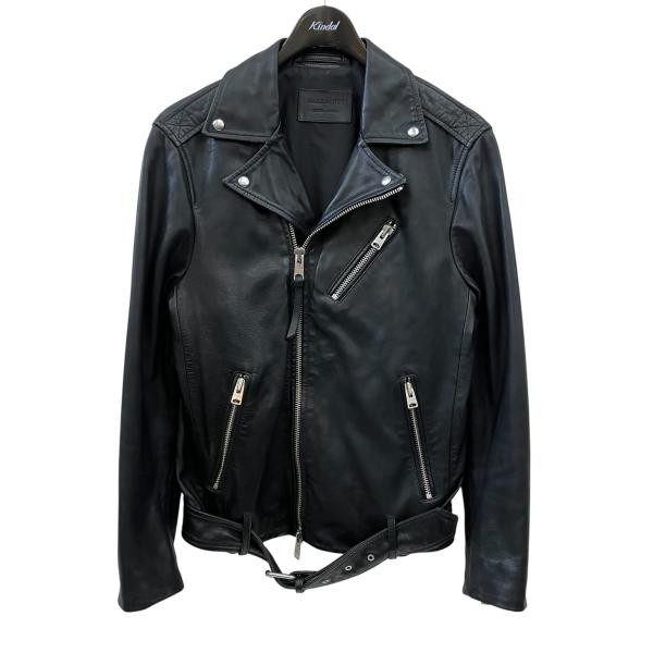 ALLSAINTS（オールセインツ） レザーライダースジャケット ブラック