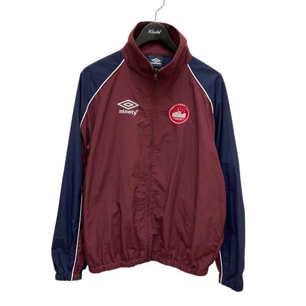 アンブロ×ナインティナインティ UMBRO×9090 City Logo Nylon Jacket ナイロンジャケット NN1630 ボルドー×ネイビ